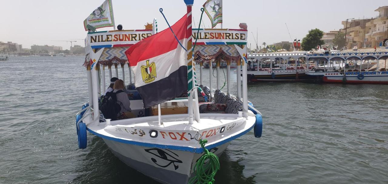 Nile Sunrise Felucca Boat Private Rental Luxor Exterior foto
